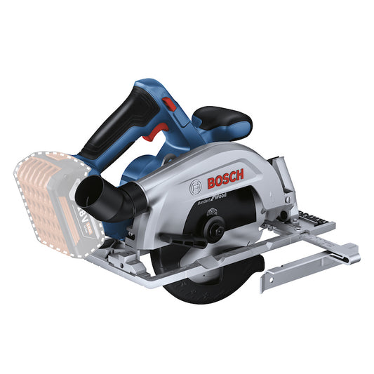SIERRA CIRCULAR INALAMBRICA 6,5" GKS 185-LI BARETOOL (SIN BATERIA NI CARGADOR) BOSCH