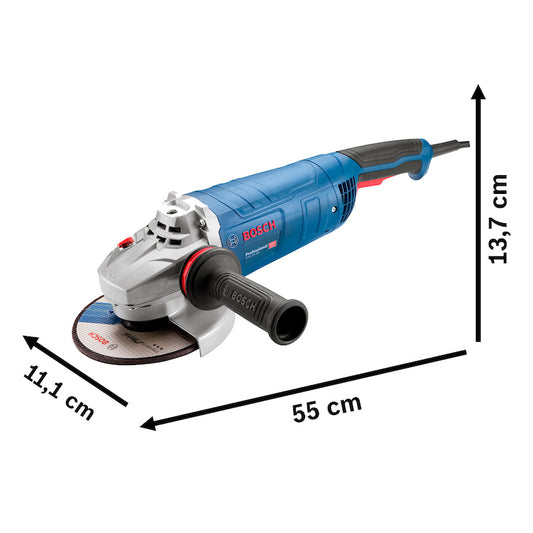 Esmeril angular de 7" Bosch GWS 28-180 VULCANO 2800W 220V