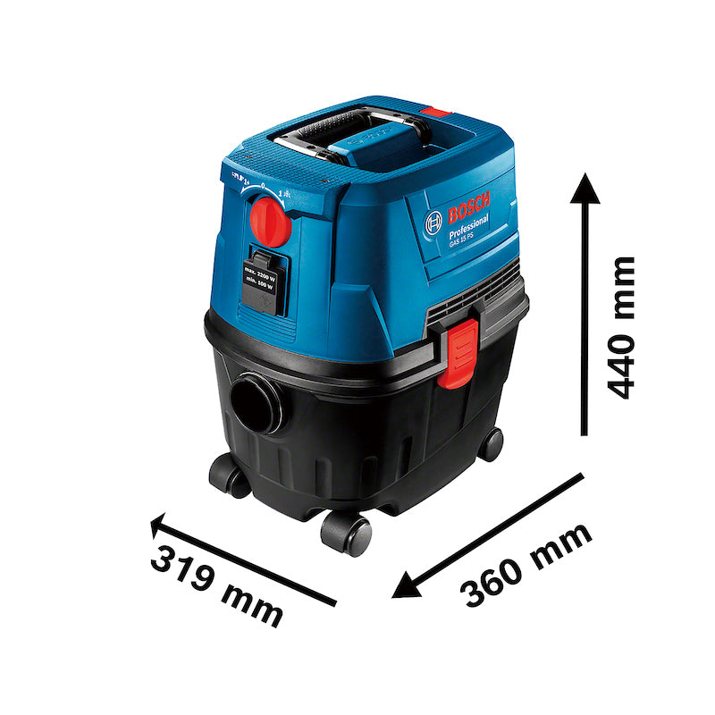 Aspiradora de polvo Bosch GAS 15 PS 1000W 220V