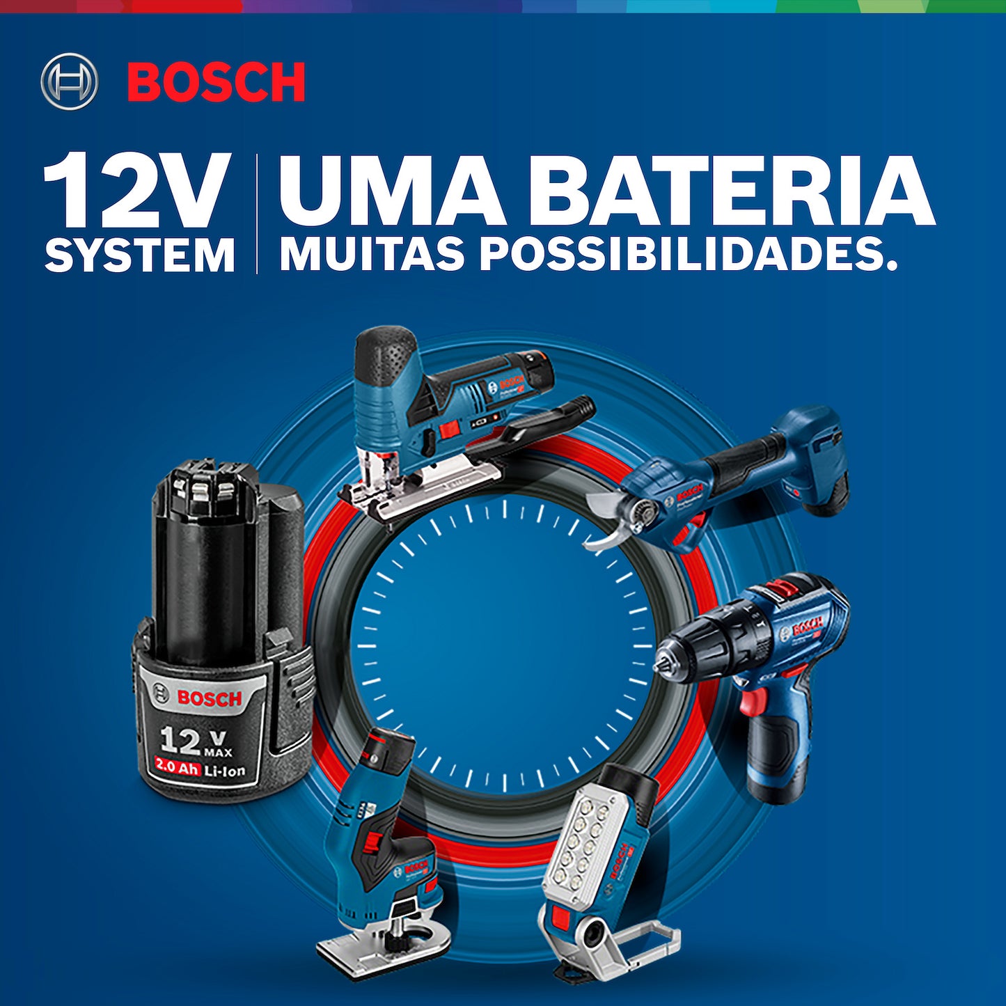BATERIA GBA 12V 2.0AH BOSCH BOSCH