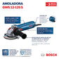 Esmeril angular 5" Bosch GWS 12-125 S 1200W 220V