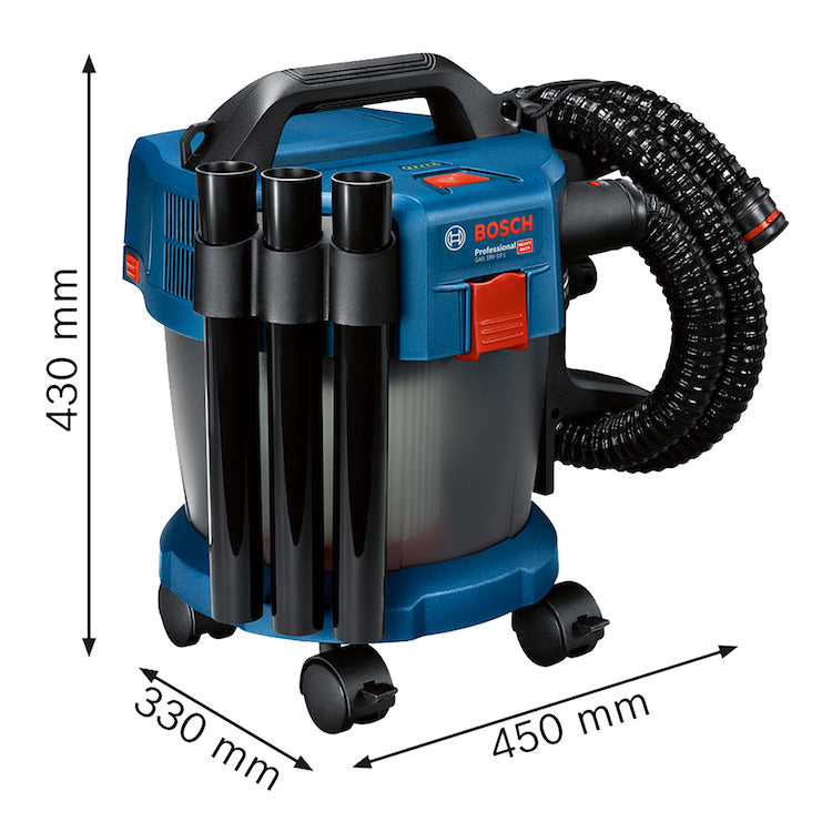 Aspiradora de polvo inalámbrica Bosch GAS 18V-10 L Premium 18V SB