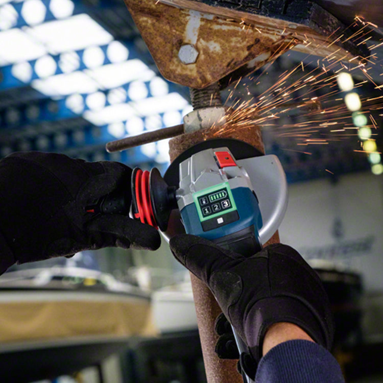 ESMERIL ANGULAR INALAMBRICO 5" 18V GWS 18V-10 PSC (SIN BATERIA NI CARGADOR) BOSCH