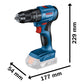 COMBO TALADRO PERCUTOR GSB 185-LI Y LLAVE DE IMPACTO GDR 18V-200 BOSCH