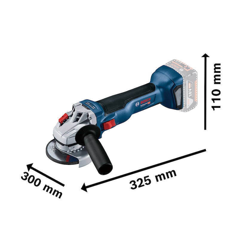 Esmeril Inalámbrico de 5" Bosch GWS 18V-10, 18V S/Batería
