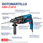 Rotomartillo Bosch GBH 2-24 D 820W 220V, en maletín