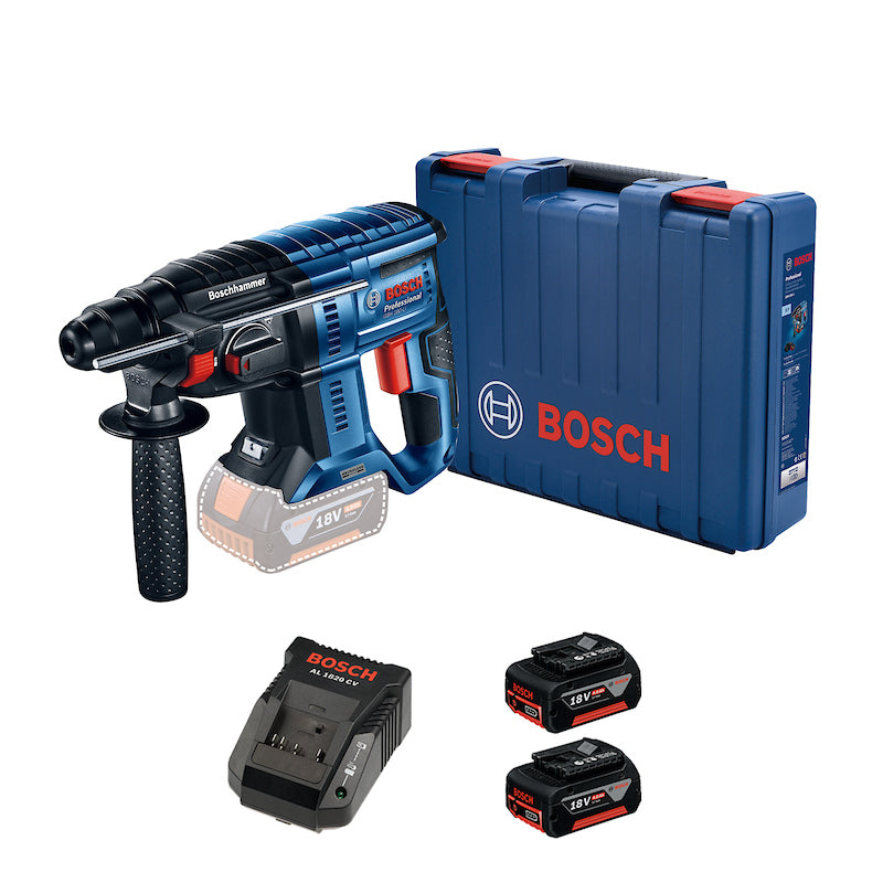 Rotomartillo Bosch GBH 180-LI 18V 2 baterías y maletín