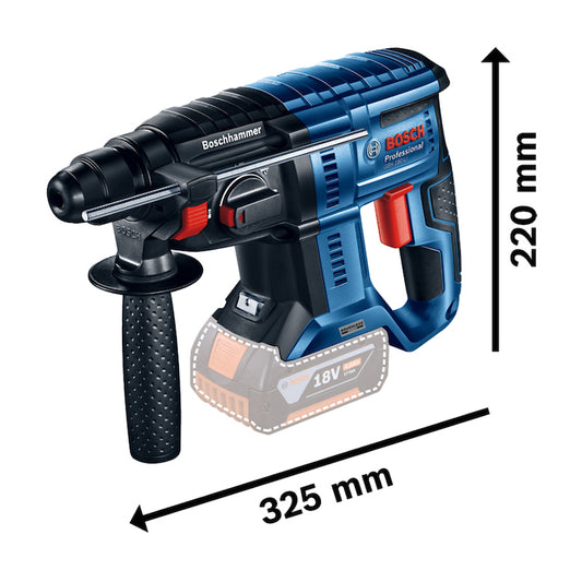 Rotomartillo inalámbrico Bosch GBH 180-LI Brushless 18V SB