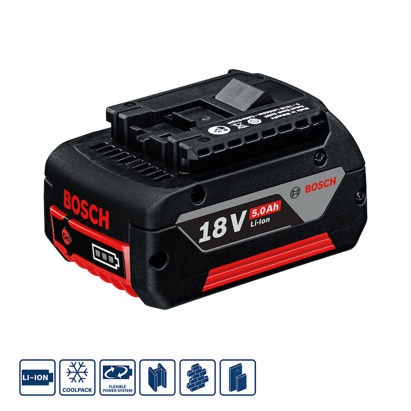 Batería de iones de litio 18V Bosch GBA 18V 5,0 Ah
