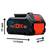 KIT STARTER 18V PROCORE GAL 1880 + 2X PROCORE 18V 8AH BOSCH