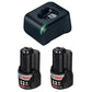 Kit Starter 12V GAL12V-20 y 2 Baterías Bosch 12V 2,0Ah