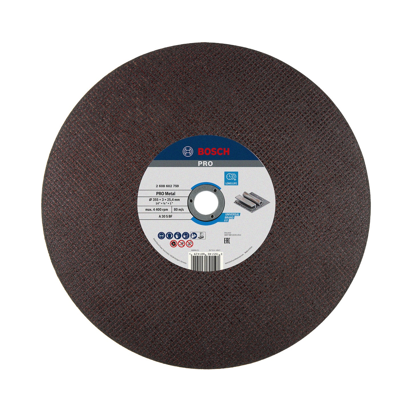 Disco de Corte 355x3,1mm Standard for Metal BOSCH