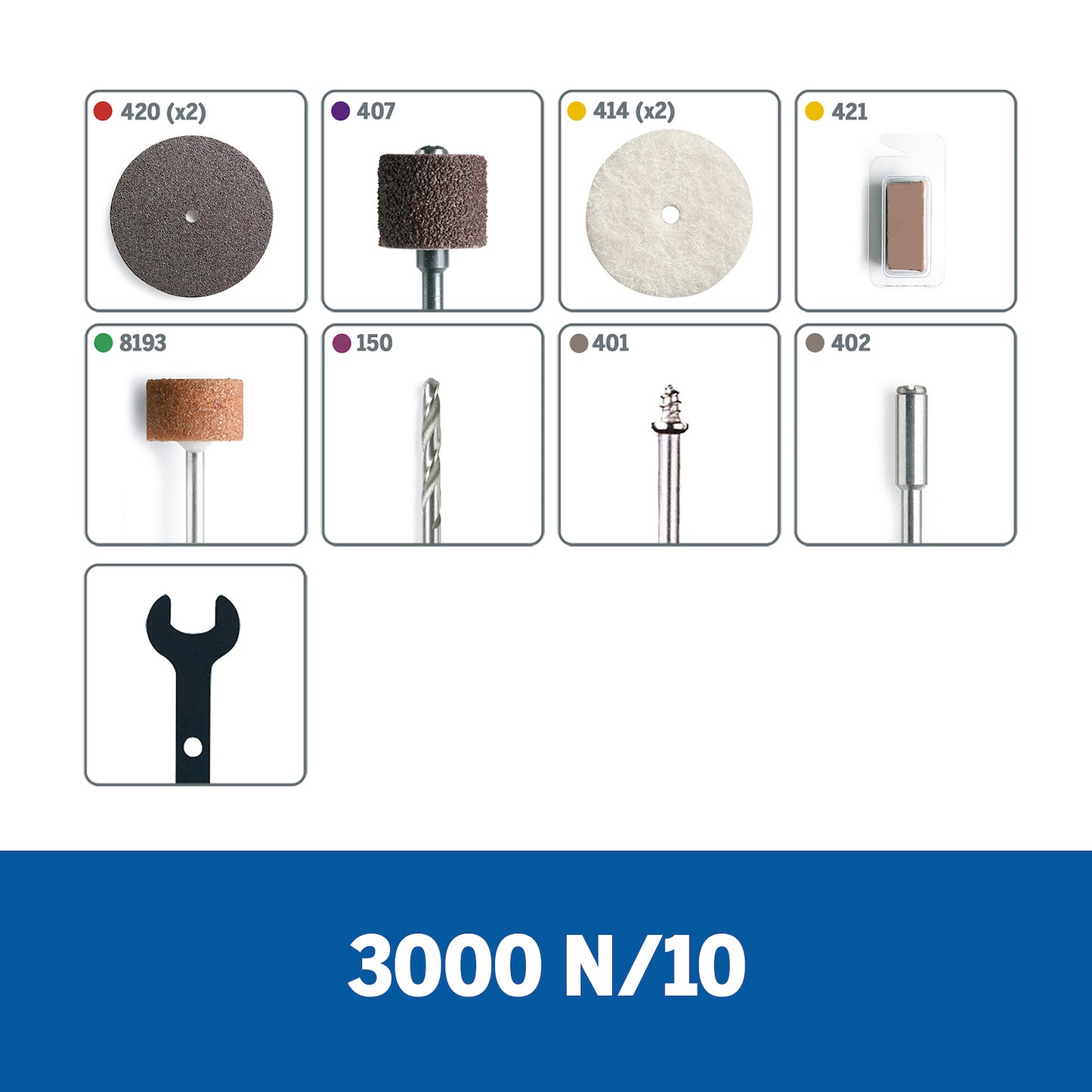 Dremel 3000 Herramienta Multipropósito Con 10 Accesorios