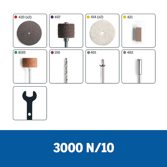 Dremel 3000 Herramienta Multipropósito Con 10 Accesorios